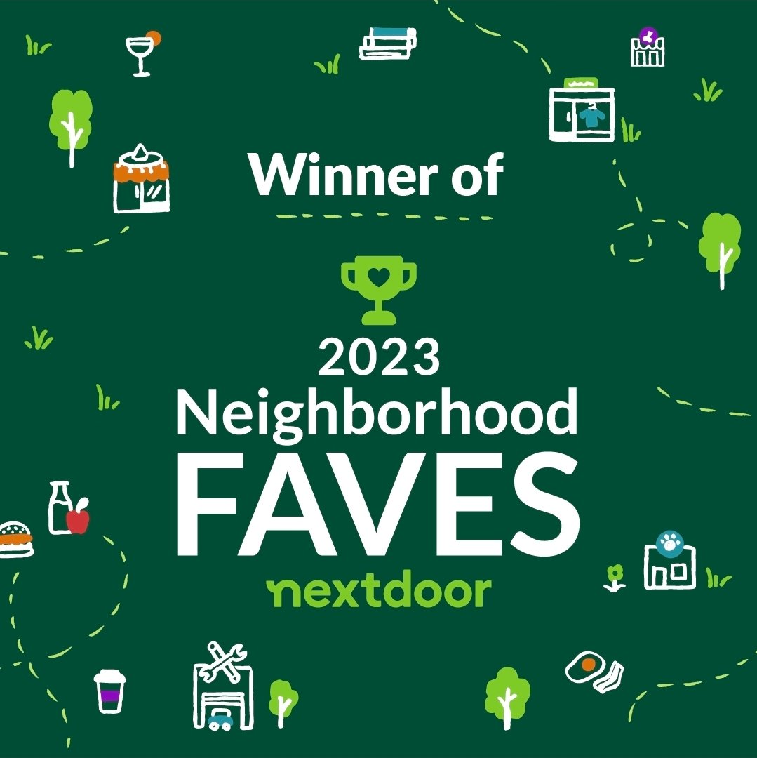 2023 Nextdoor Neighborhood Faves winner badge